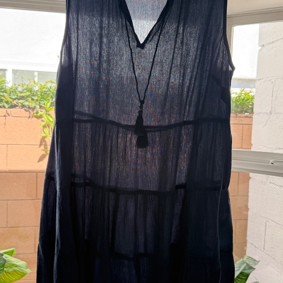 J.Jill Gauzy Sleeveless Sheer Dress Size XL - Picture 6 of 9